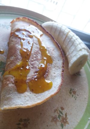 Una foto de Crepes de cambur🍌
