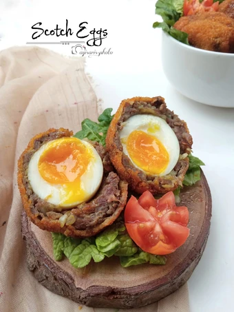 Cara Simple Membikin Resep  Scotch eggs yang Menggugah Selera, Bisa Manjain Lidah