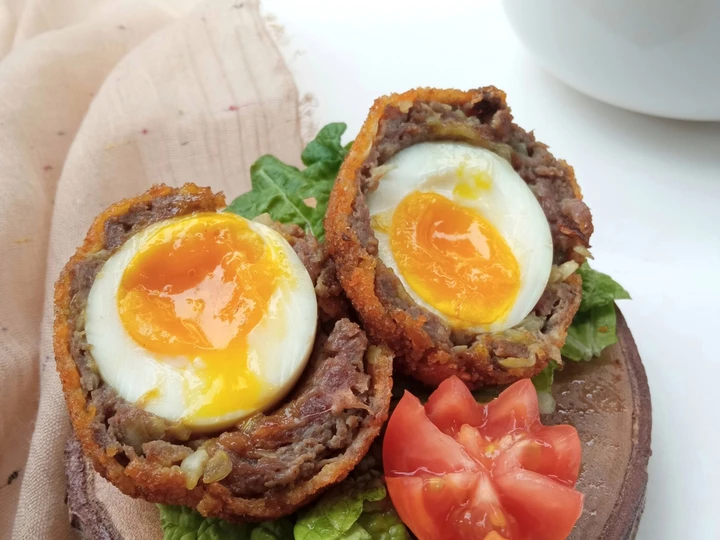 Cara Simple Membikin Resep  Scotch eggs yang Menggugah Selera, Bisa Manjain Lidah
