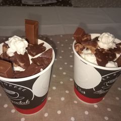 A picture of Banana and Chocolate smoothie.