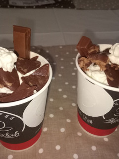 A picture of Banana and Chocolate smoothie.
