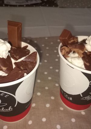 A picture of Banana and Chocolate smoothie.