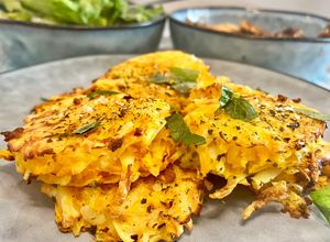 Une photo de Rösti de courge butternut