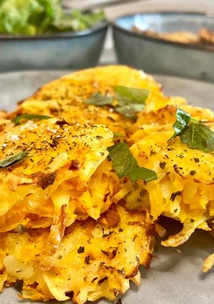 Une photo de Rösti de courge butternut