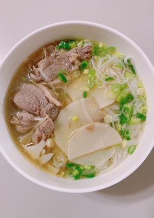 Hình của món Bún măng vịt.
