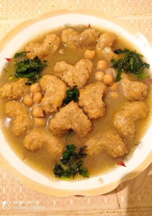 صورة لوصفة طاجين القلوب