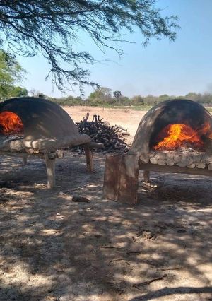 Una foto de El horno listo para cocinar las empanadas 🥟🥟