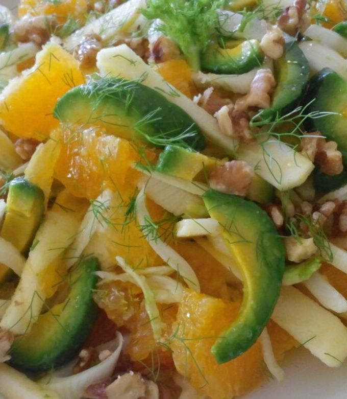 Foto principal de Ensalada de hinojo, naranja y manzana