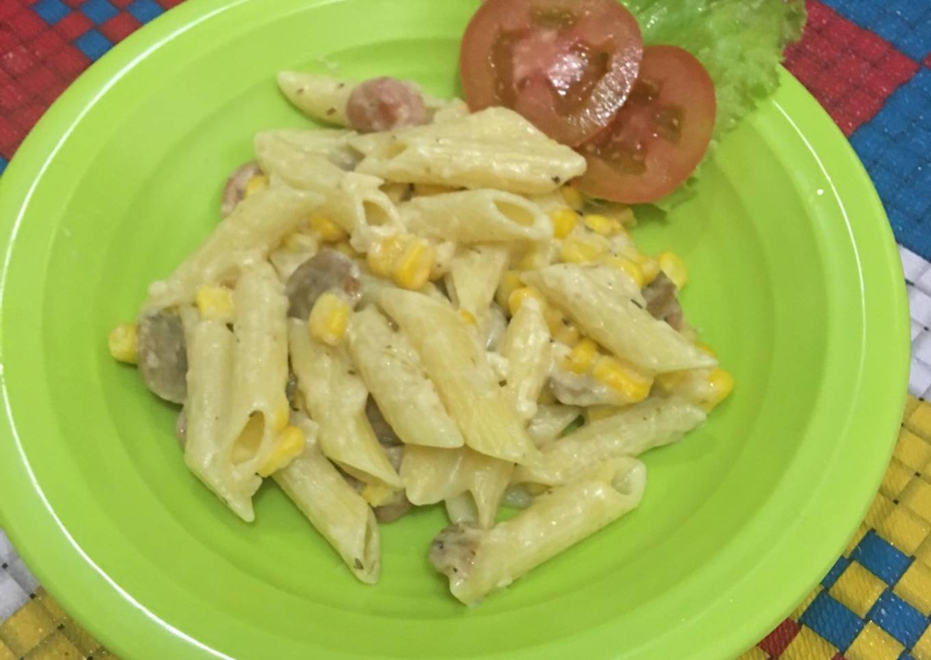Penne Carbonara Diet Menu
