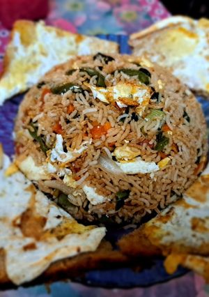 এগ ফ্রায়েডরাইস (egg fried rice recipe in bengali) রেসিপির প্রধান ছবি