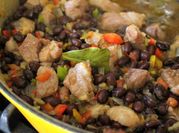 A picture of crock pot black beans