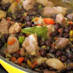 A picture of Cuban-Inspired Pork & Black Bean Stew (Stovetop & Slow Cooker).