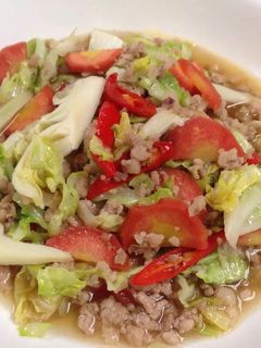 รูปของ ผัดผักกาดหมูสับ