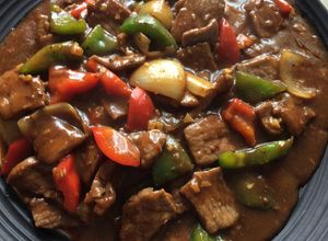 Foto resep Sapi lada hitam (Black pepper beef)