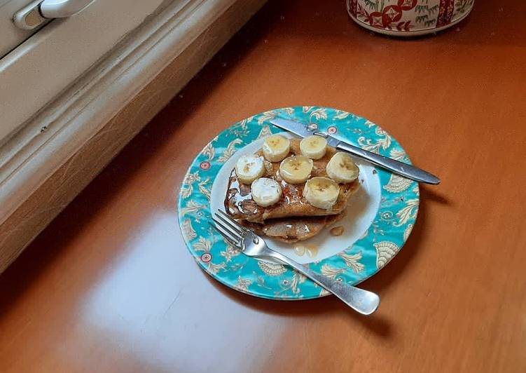 Masakan Unik Banana Oatmeal Pancake dengan Madu Tropicana Slim Mantul Banget