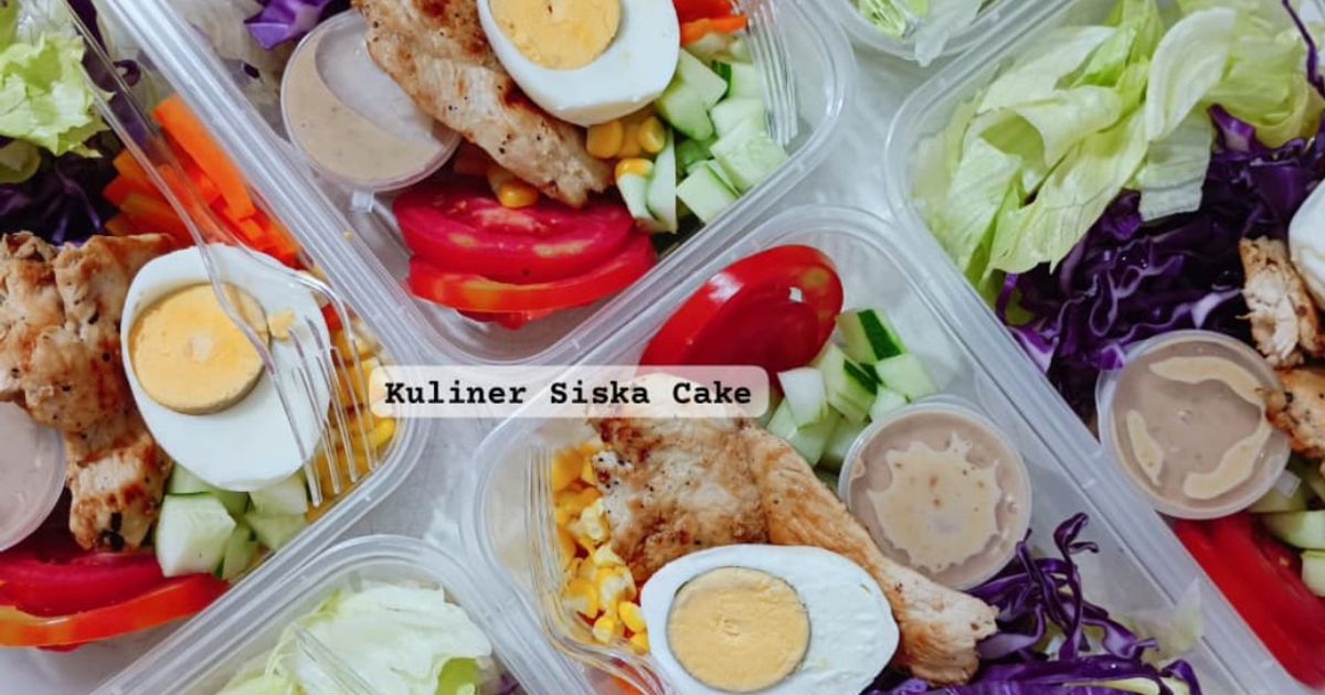 Salad Sayur bekal praktis