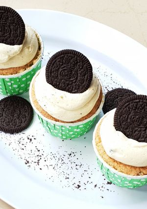 Foto resep Oreo Hokkaido Chiffon Cupcake #BikinRamadanBerkesan
