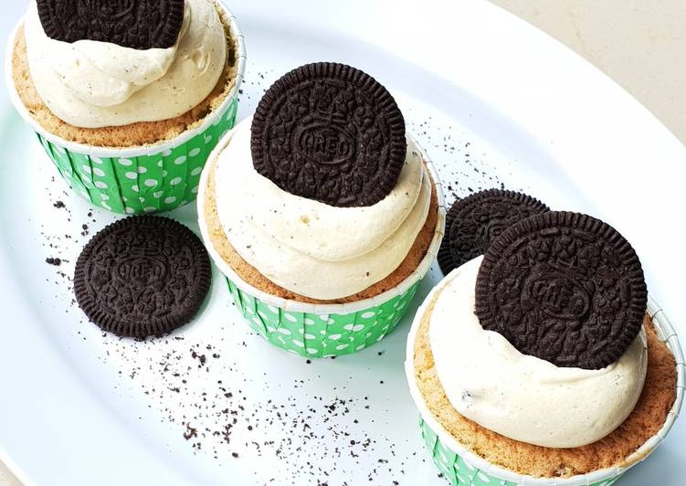 Oreo Hokkaido Chiffon Cupcake #BikinRamadanBerkesan