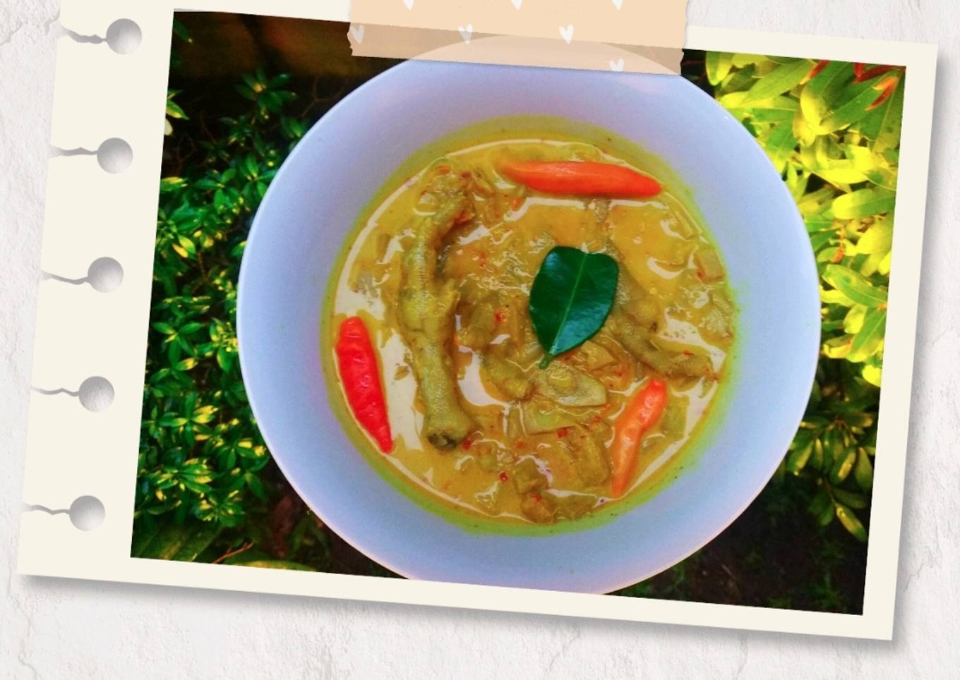 Lodeh Nangka Muda & Ceker Ayam