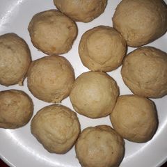 A picture of Mava ladoo.