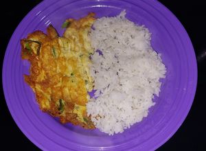 Foto resep Telor dadar daging rajungan (seafood) sederhana praktis sahur