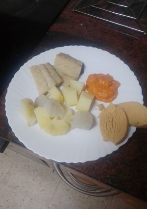Una foto de Sancocho canario de fogonero