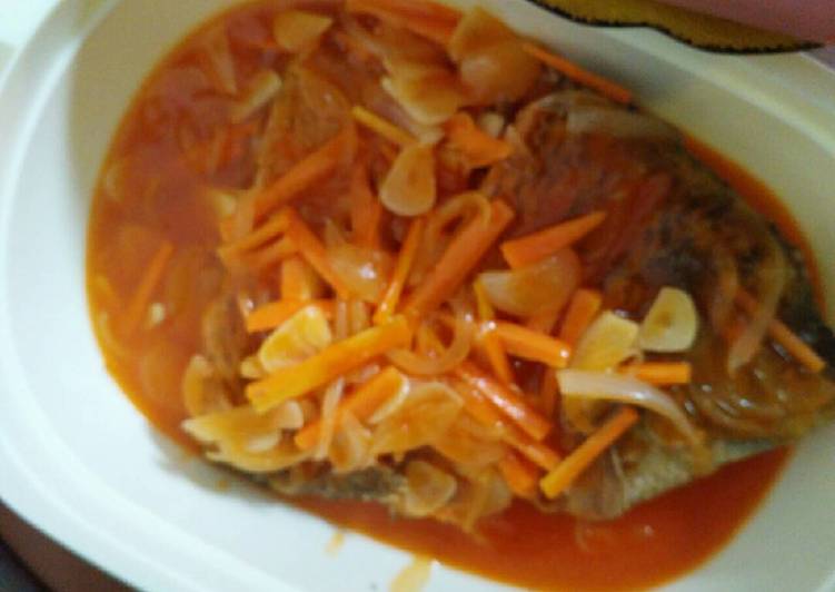 Cara termudah untuk Cinta Untuk Mencoba Di RumahGurame asem manis