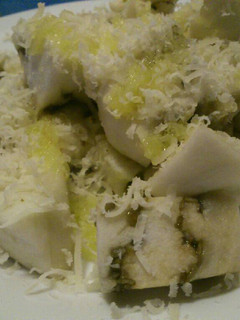 Una foto de Berenjenas con parmesano