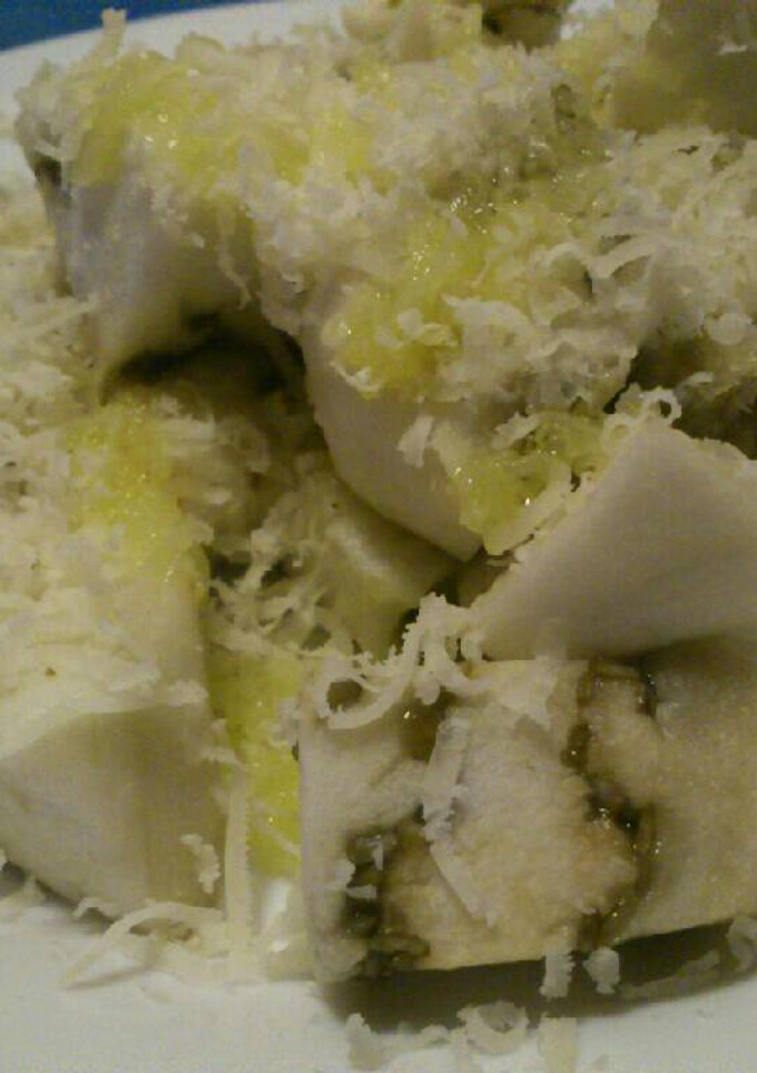 Una foto de Berenjenas con parmesano