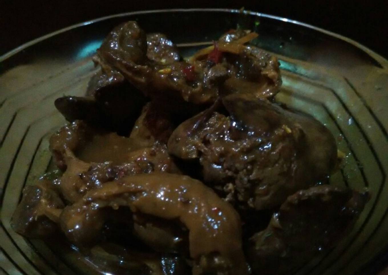 Semur Hati Ampela Ayam