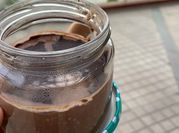 Una foto de leche chocolatada