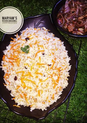 A picture of Carrot Rice.