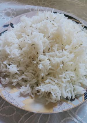 A picture of Simple zeera rice.