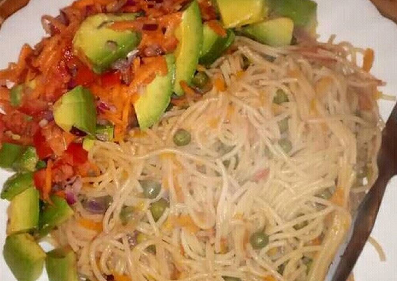 Fried spaghetti