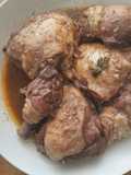 Frango com Vinho Tinto