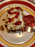 Pastelón de plátano maduro y carne molida