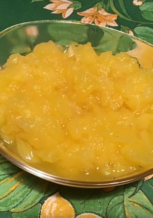 Une photo de Compote de pommes et clémentines à la cannelle