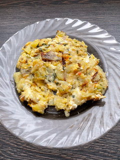 Krumpli sajttal-tojással recept fotója