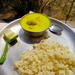 A picture of Besan Kadi.