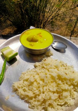 A picture of Besan Kadi.