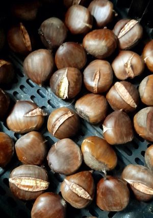 Foto de Castanhas na airfryer