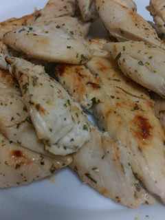 Una foto de Solomillo de pollo con vino blanco