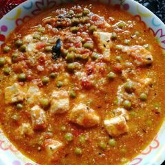 Restaurant style matar paneer A picture of Restaurant style matar paneer.