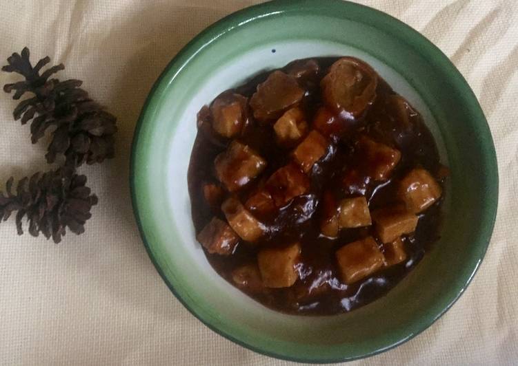 Tumis Rolade/Galantin dengan Tahu & Tempe