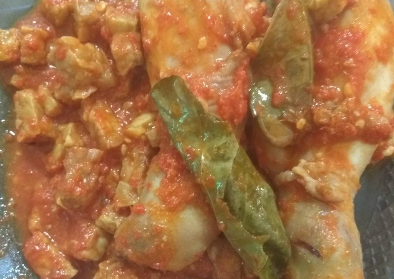 Ayam & Tempe Balado Jeruk Nipis