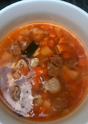Foto resep Soup Merah
