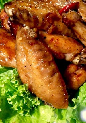 A picture of Fried Chicken Wings with Fish Sauce (so good with rice 😆).