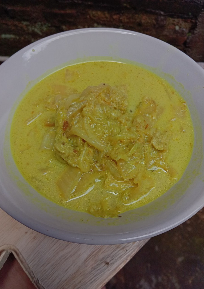 Foto resep Sawi putih masak santan