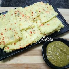A picture of #tiffinbox# instant live dhokla.