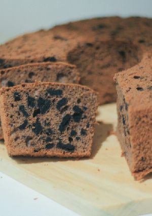 Foto resep Chocolate Oreo Chiffon Cake